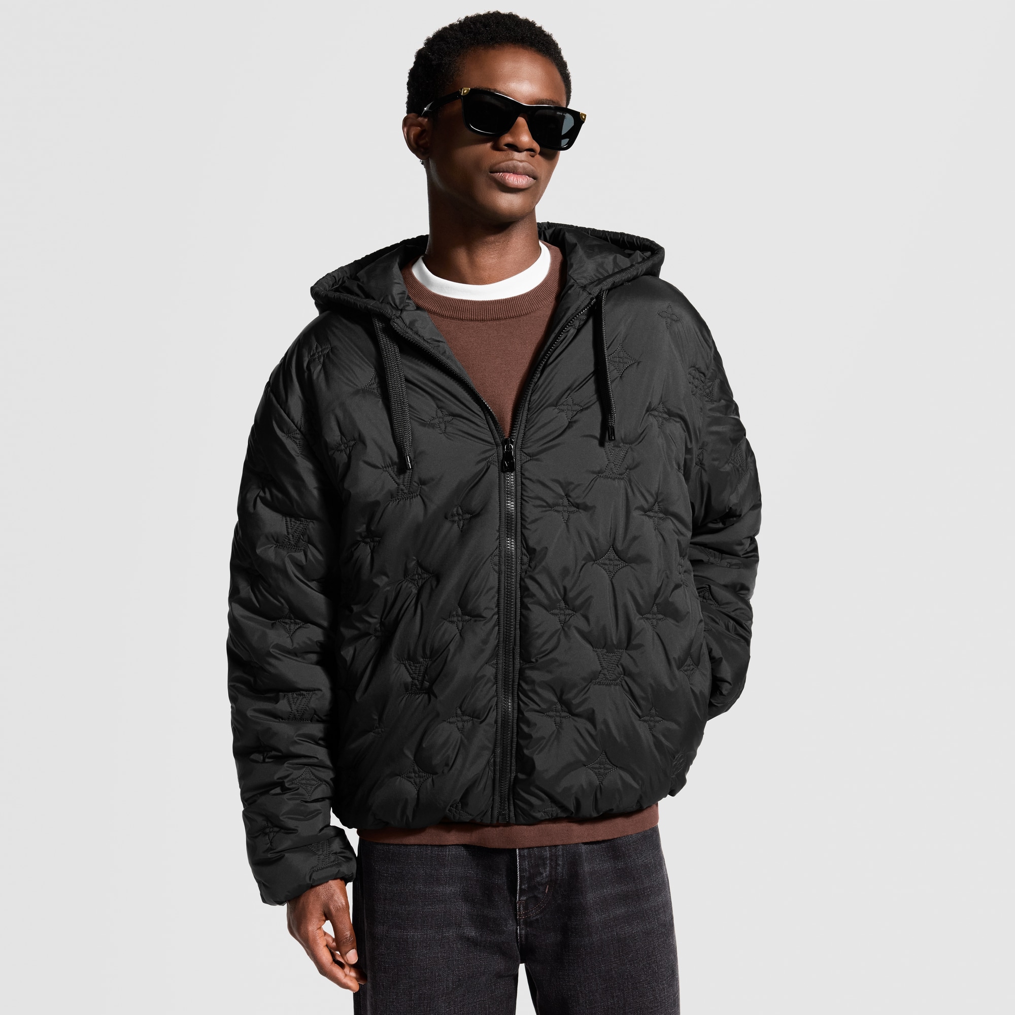 Monogram Padded Hooded Blouson - Luxury Black | LOUIS VUITTON